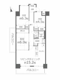 香川県高松市林町高松市 林町 (伏石駅) 5階 3LDK の外観