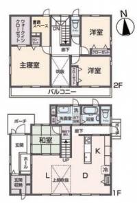 香川県高松市牟礼町大町 高松市牟礼町大町 一戸建 の間取り