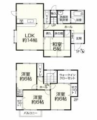 香川県高松市香川町浅野 高松市香川町浅野 一戸建 の間取り