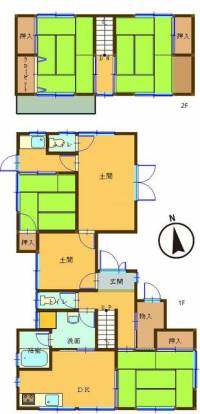 香川県高松市多肥上町 高松市多肥上町 一戸建 の間取り