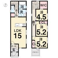 高松市扇町1丁目 高松市扇町 一戸建 の間取り
