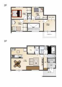 高松市太田下町字西下所2031番2他 高松市太田下町 一戸建 フェリディアガーデン太田下町5号地の間取り