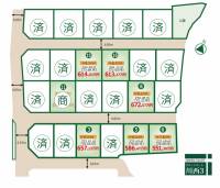 丸亀市川西町南字木村 丸亀市川西町南 　5号地の区画図