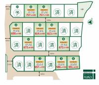 丸亀市川西町南字木村 丸亀市川西町南 　5号地の区画図