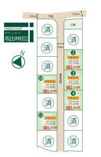 坂出市林田町字下所 坂出市林田町 　10号地の区画図