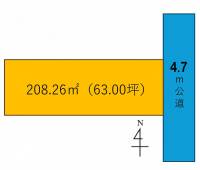 坂出市新浜町2-9 坂出市新浜町 の区画図