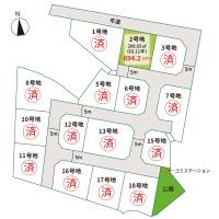 高松市十川東町字佐古 高松市十川東町 ２号地の区画図