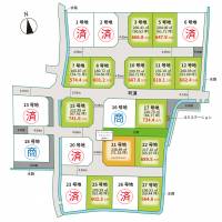 木田郡三木町大字池戸字下所 木田郡三木町池戸 ２７号地の区画図