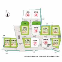 木田郡三木町大字氷上字南福万 木田郡三木町氷上 ８号地の区画図