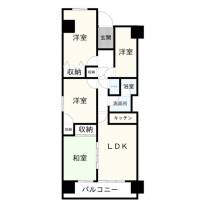 高松市林町2560-2 アイランドコート林町 の間取り