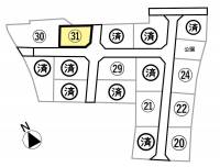 観音寺市柞田町 観音寺市柞田町 31号地の区画図