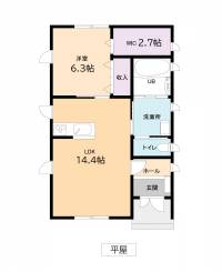 三豊市三野町大見甲3150-7 三豊市三野町大見 一戸建 の間取り