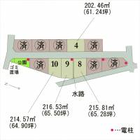 坂出市林田町 坂出市林田町 9号地の区画図