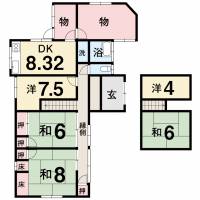 丸亀市三条町 丸亀市三条町 一戸建 の間取り