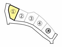 三豊市山本町大野 三豊市山本町大野 1号地の区画図