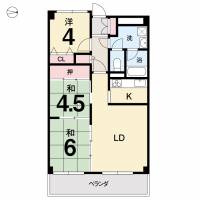 高松市浜ノ町60-55 イトーピア高松 西棟 439号室の間取り