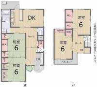 高松市木太町3289-5 高松市木太町 一戸建 木太町中古戸建ての間取り