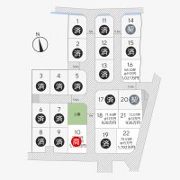 高松市香西南町 高松市香西南町 21号地の区画図