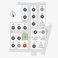 高松市香西南町 高松市香西南町 21号地の区画図
