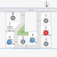 高松市上林町 高松市上林町 7号地の区画図