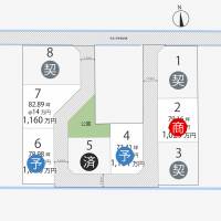 高松市上林町 高松市上林町 7号地の区画図