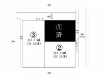 三豊市三野町下高瀬 三豊市三野町下高瀬 3号地の区画図