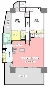 丸亀市中府町2丁目108番1 アルファステイツ中府Ⅱ 101の間取り