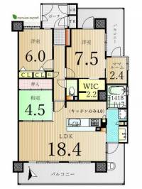 高松市松縄町 アルファステイツ松縄レインボー通りⅣ の間取り