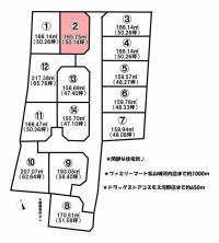 愛媛県松山市久保 松山市久保  の区画図