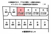 松山市南斎院町 松山市南斎院町 3号地の区画図