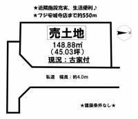 愛媛県松山市安城寺町 松山市安城寺町  の区画図