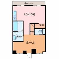 愛媛県新居浜市泉宮町 新居浜市 泉宮町 (新居浜駅) 10階 1LDK の間取り