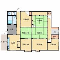 愛媛県四国中央市土居町小林 四国中央市土居町小林 一戸建 の間取り