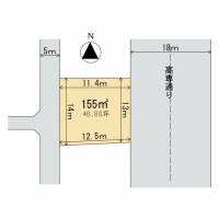 愛媛県新居浜市庄内町５丁目 新居浜市庄内町  の区画図