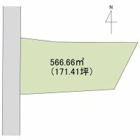 愛媛県西条市丹原町北田野 西条市丹原町北田野  の区画図