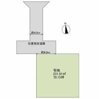 愛媛県新居浜市中筋町１丁目 新居浜市中筋町  の区画図