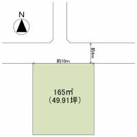 愛媛県新居浜市北内町２丁目 新居浜市北内町  の区画図