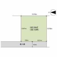 愛媛県新居浜市本郷１丁目 新居浜市本郷  の区画図