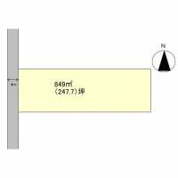 愛媛県新居浜市田の上４丁目 新居浜市田の上  の区画図