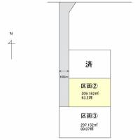 愛媛県新居浜市久保田町２丁目 新居浜市久保田町  の区画図