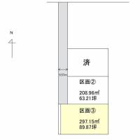 愛媛県新居浜市久保田町２丁目 新居浜市久保田町  の区画図