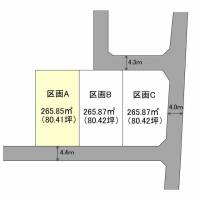 愛媛県新居浜市高津町 新居浜市高津町  の区画図