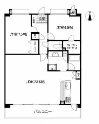 新居浜市庄内町1丁目827番8 ポレスター庄内町 1502の間取り