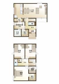 四国中央市川之江町天生津3221番11 四国中央市川之江町 一戸建 の間取り