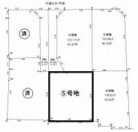 松山市星岡3丁目301-2 松山市星岡 5号地の区画図