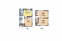 伊予郡松前町筒井1045-12 松前町借家 の間取り