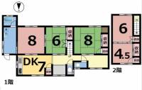 愛媛県松山市高岡町 松山市高岡町 一戸建 の間取り