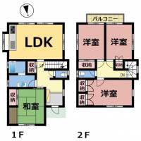 愛媛県松山市東垣生町 松山市東垣生町 一戸建 の間取り