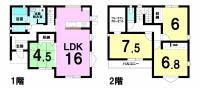 松山市東垣生町 松山市東垣生町 一戸建 Aの間取り