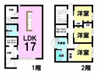 松山市南吉田町 松山市南吉田町 一戸建 の間取り